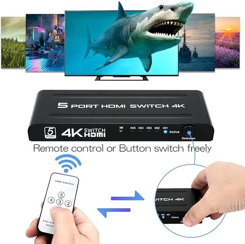 Hdmi splitter 5x1 verteiler - hdmi,