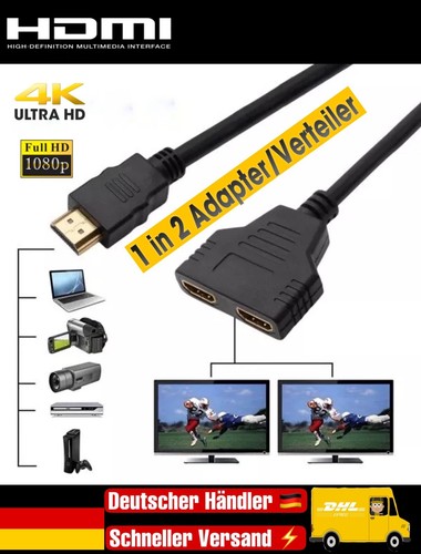 Hdmi verteiler splitter 2 - splitter, in