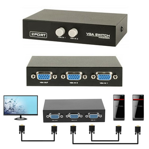 Vga svga port splitter - svga, 2